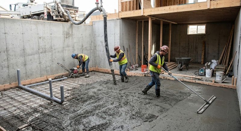 Basement Concrete Installation in Jefferson County, MO