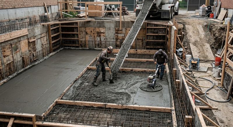 Basement Concrete Installation in St Louis, MO