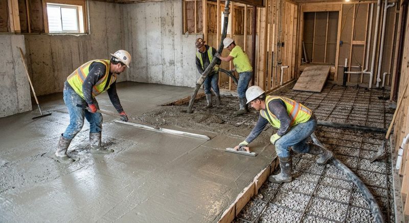 Basement Slab Installation in Belleville, IL