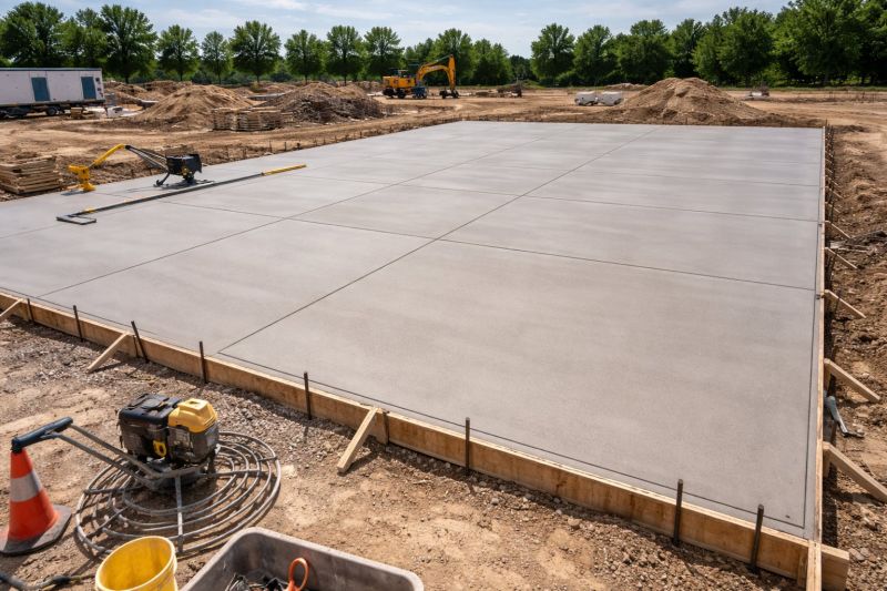 Commercial Slab Construction in Marine, IL