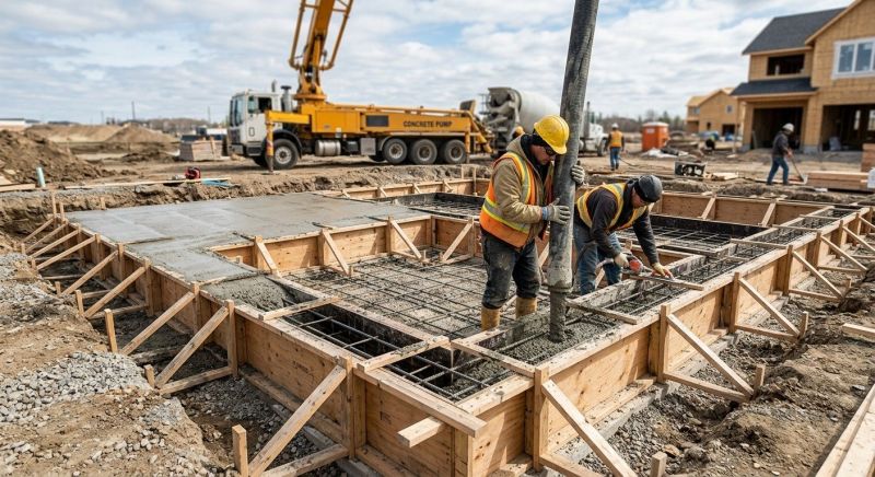 Concrete Foundation Pouring in Belleville, IL