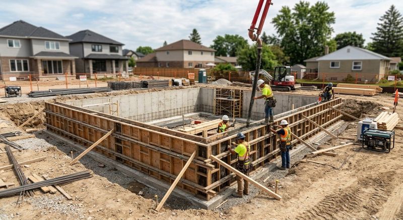 Foundation Construction in Troy, IL