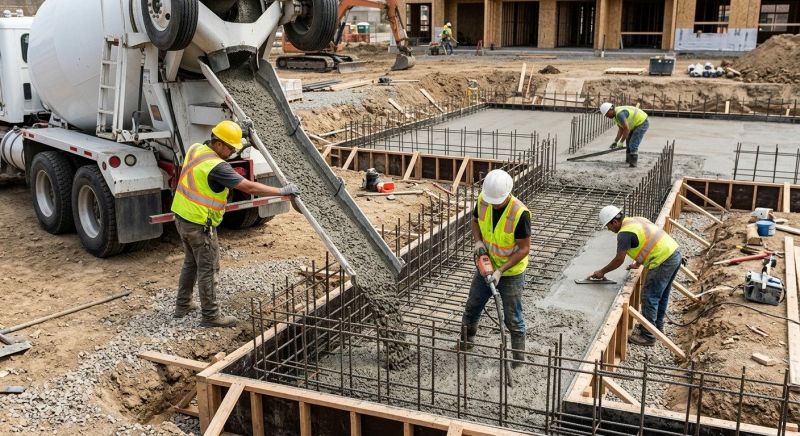 Foundation Pouring in Belleville, IL