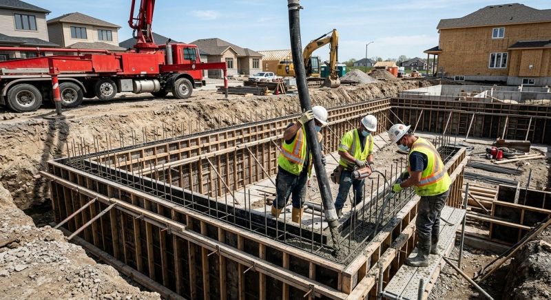 Foundation Wall Pouring in Millstadt, IL