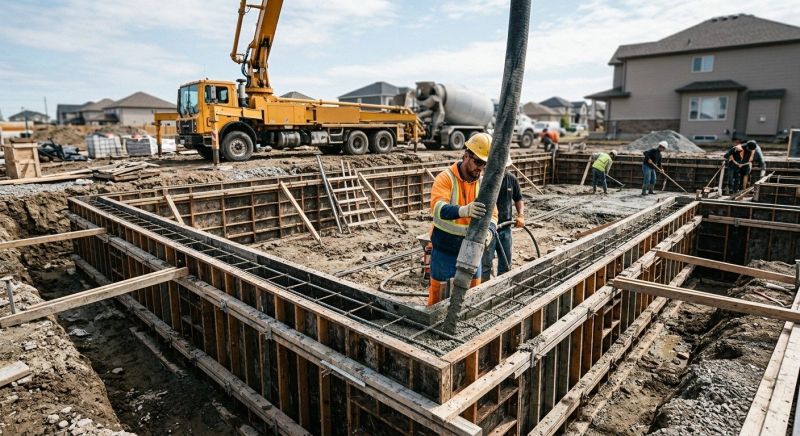 Foundation Wall Pouring in Troy, IL