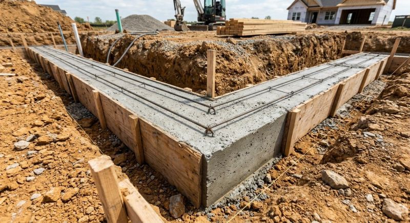 House Footing Construction in Belleville, IL